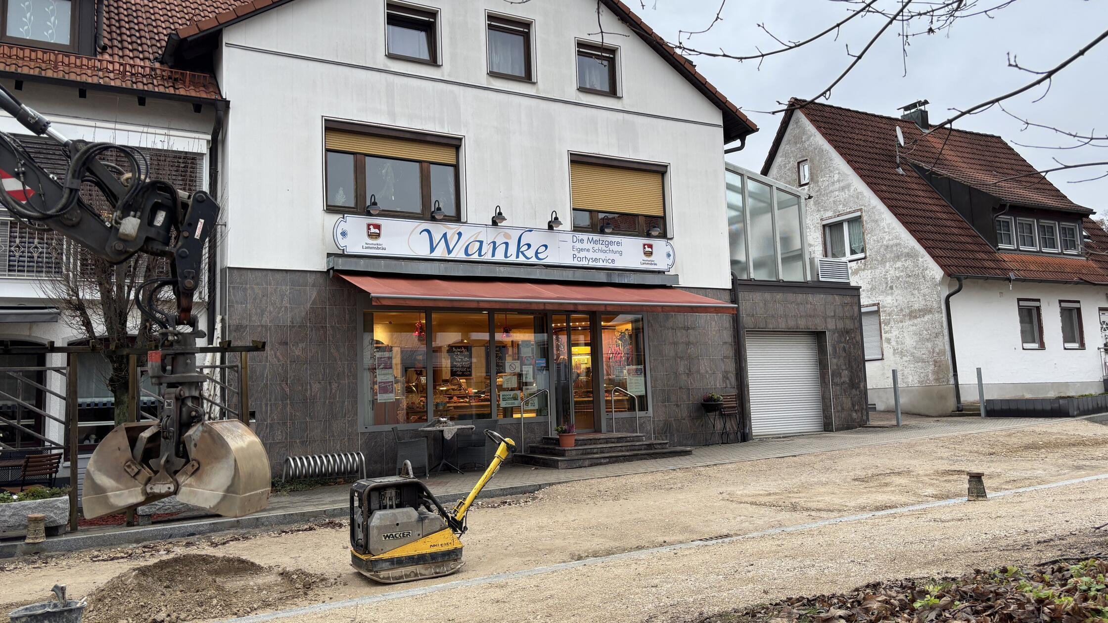 Baustelle Metzgerei Wanke