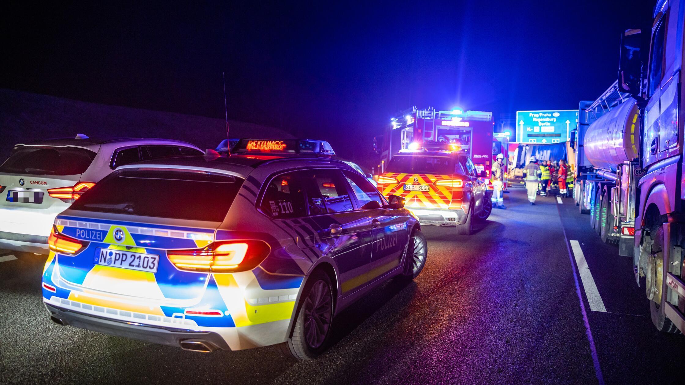A6 Schwabach Polizeieinsatznull