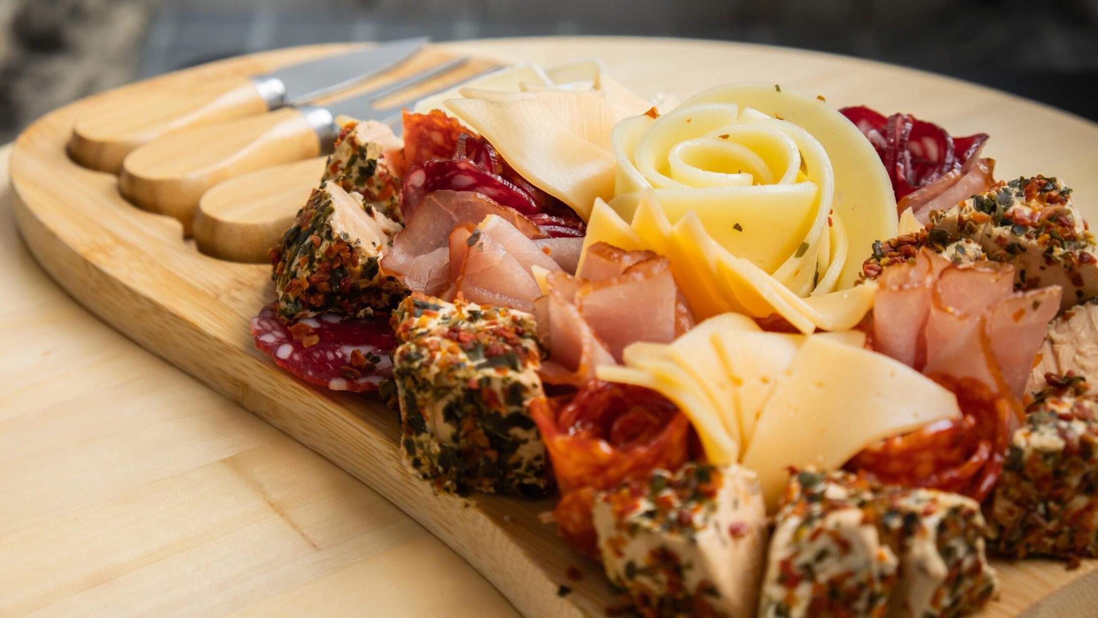 Food trend gift aperitivo party idea. Appetizers w