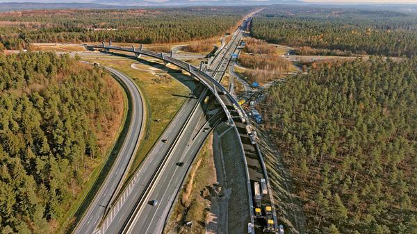 Overfly Autobahnkreuz Nürnberg-Ost