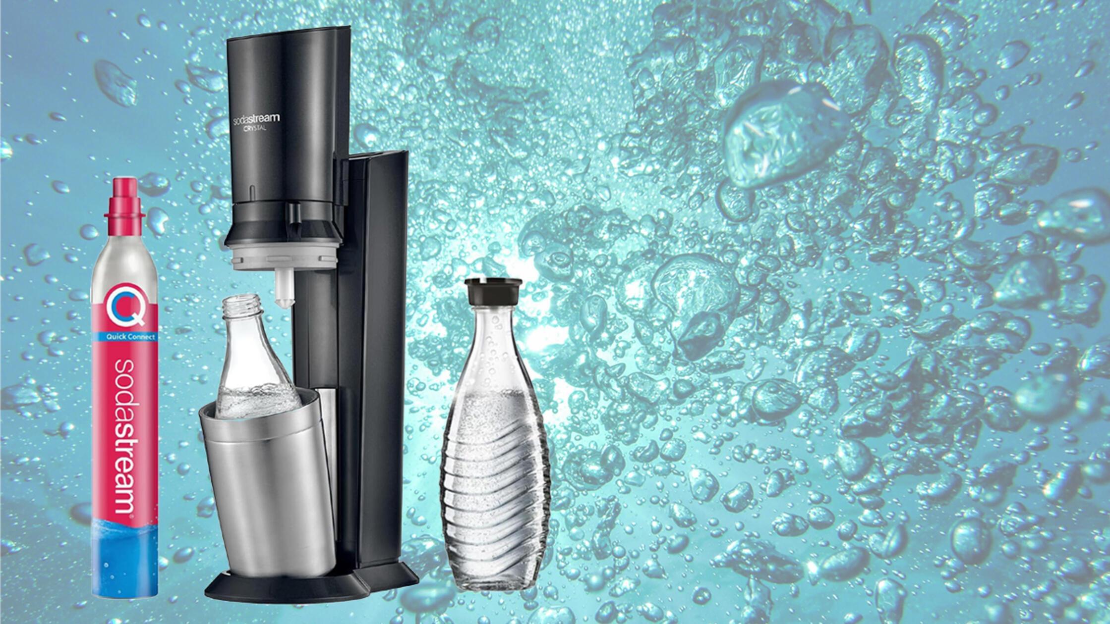Wassersprudler statt 119,99€ kurz nur 79,99€: Amazon sprudelt SodaStream Crystal 3.0 günstiger raus