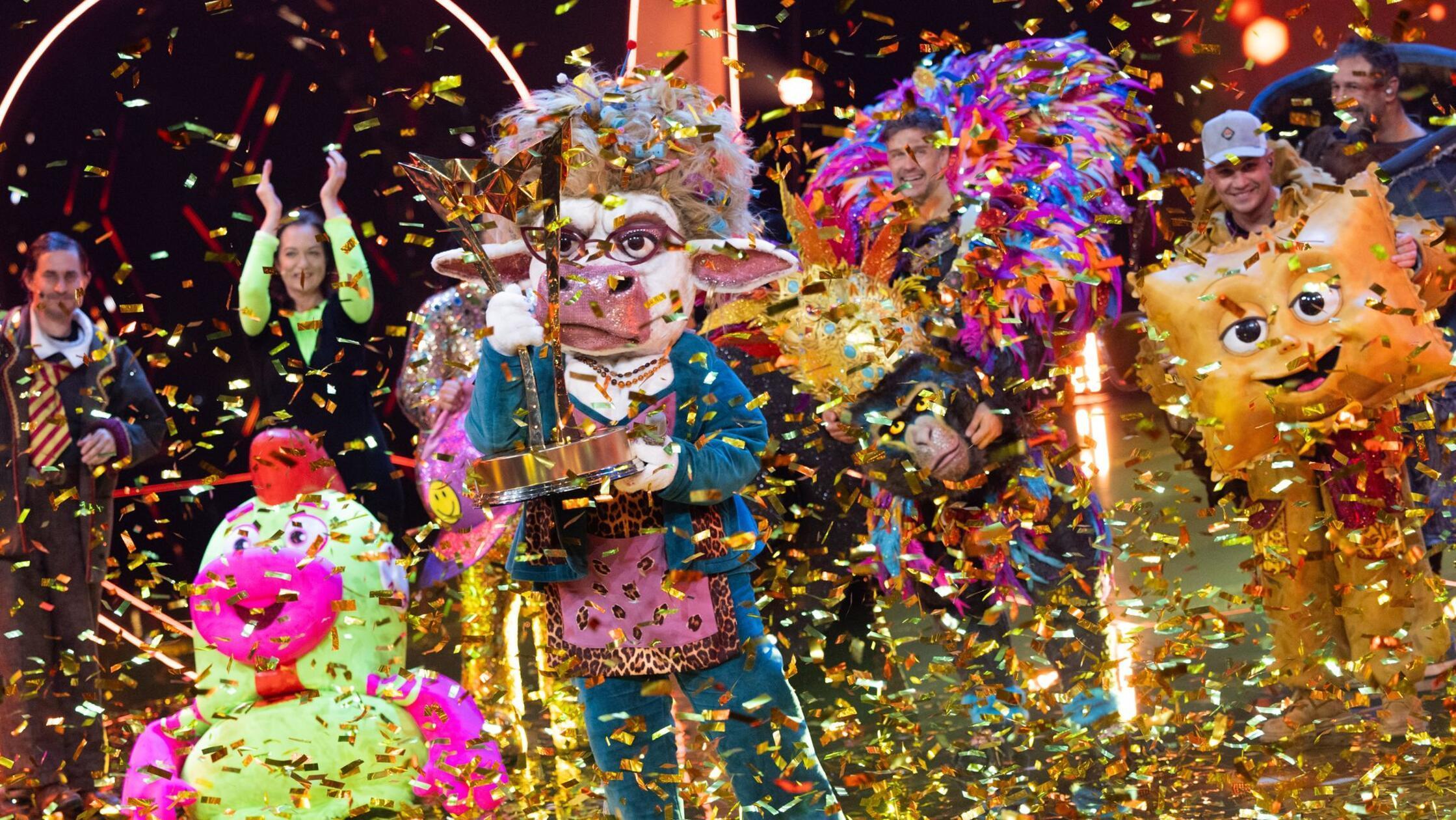 Finale von „The Masked Singer“: Eine Kuh gewinnt die TV-Show