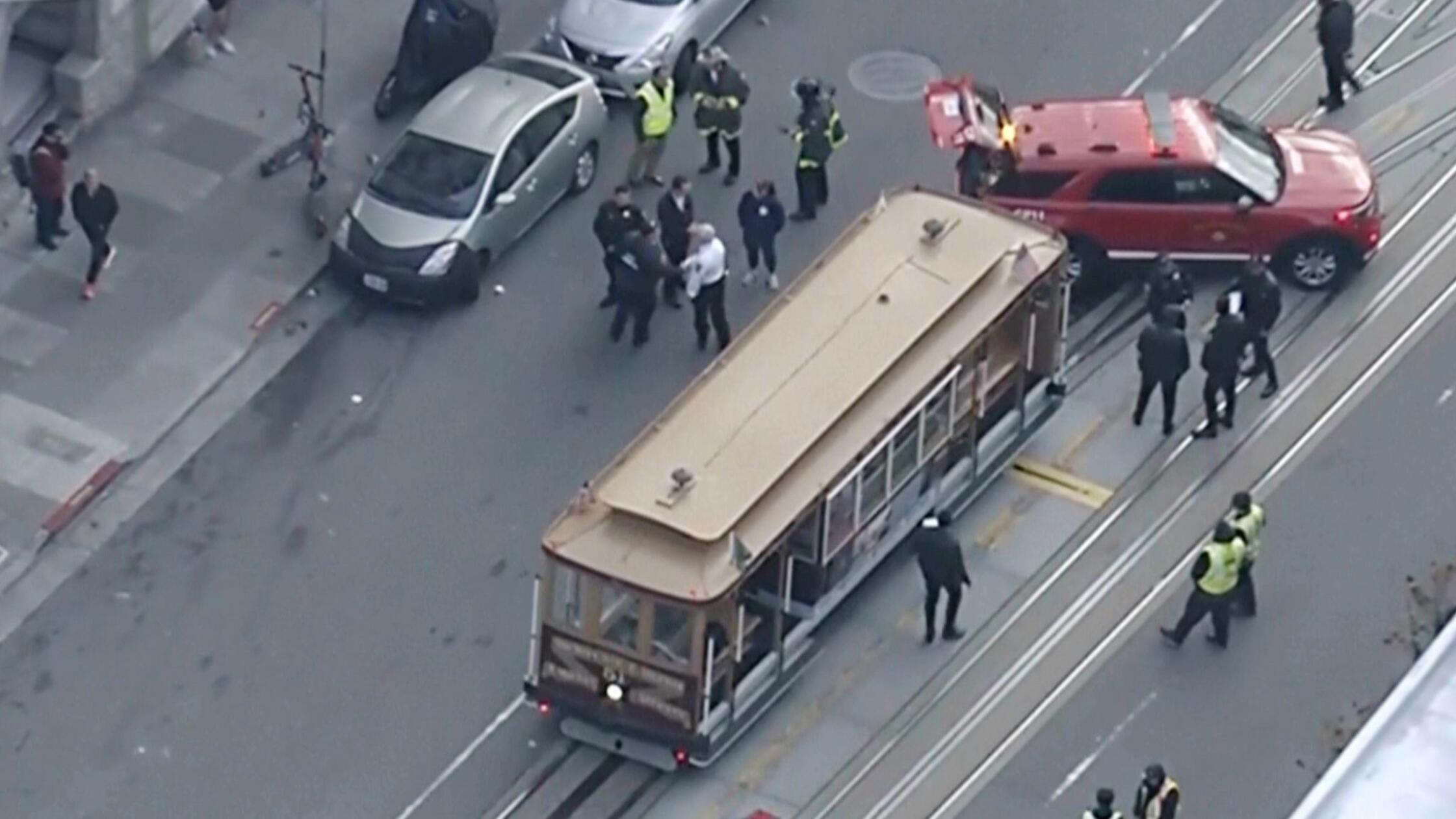 Cable Car in San Francisco stoppt abrupt: 15 Verletzte