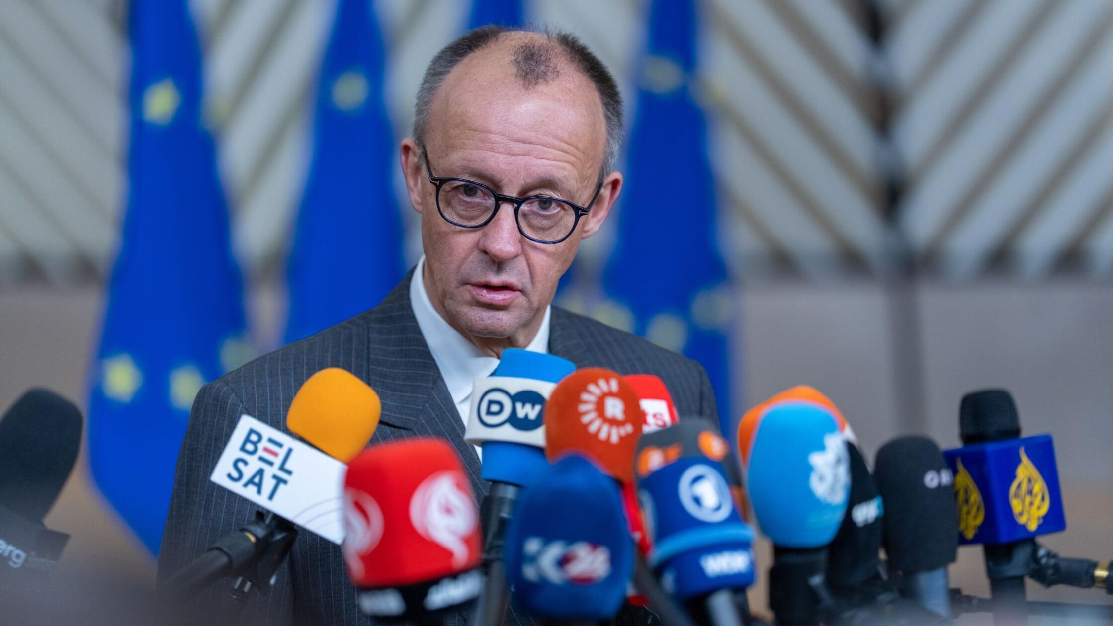 Merz fordert Entscheidungen bei EU-Gipfel