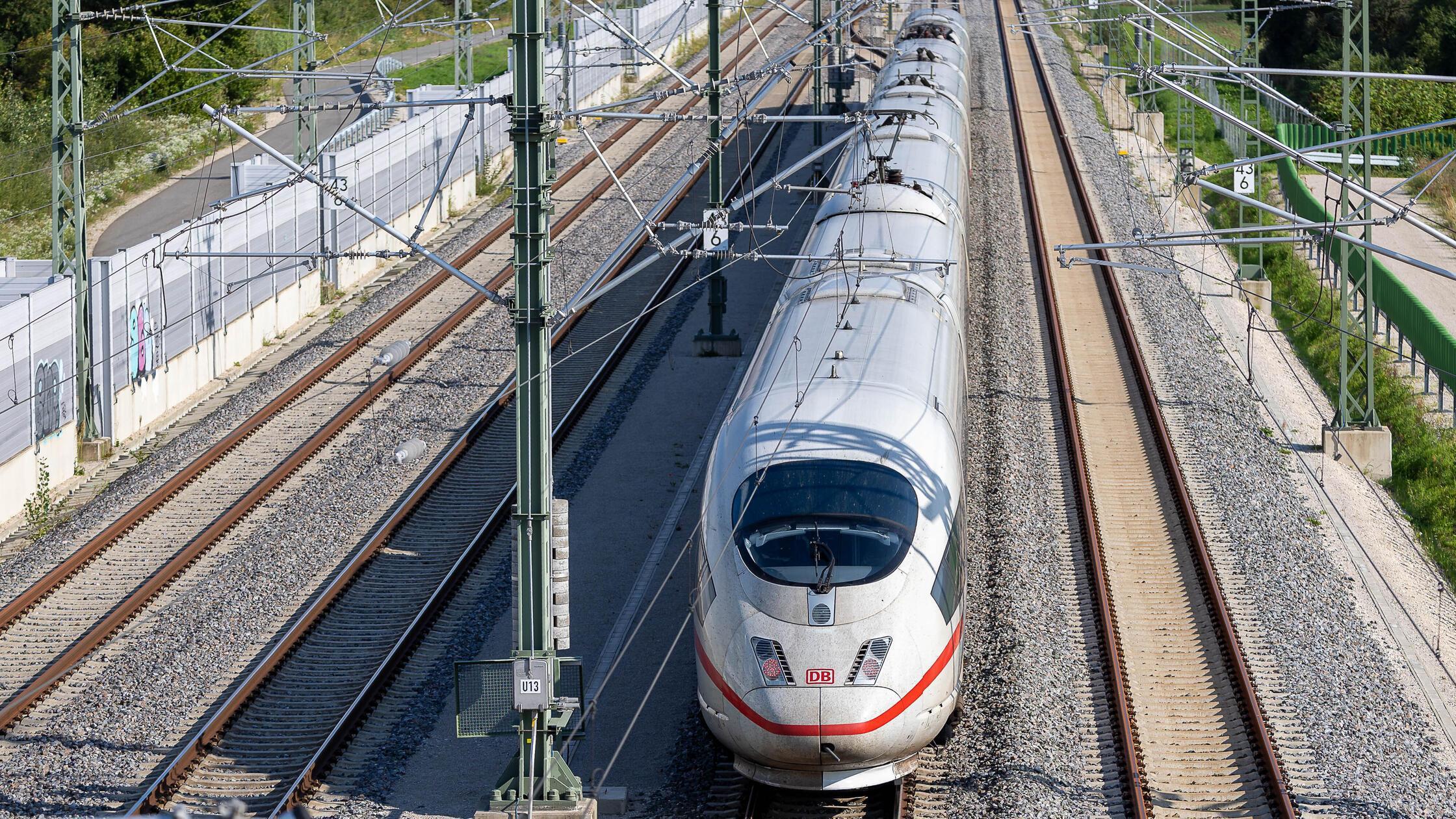 Ausbau der Schnellfahrstrecke NuernbergBerlin im 