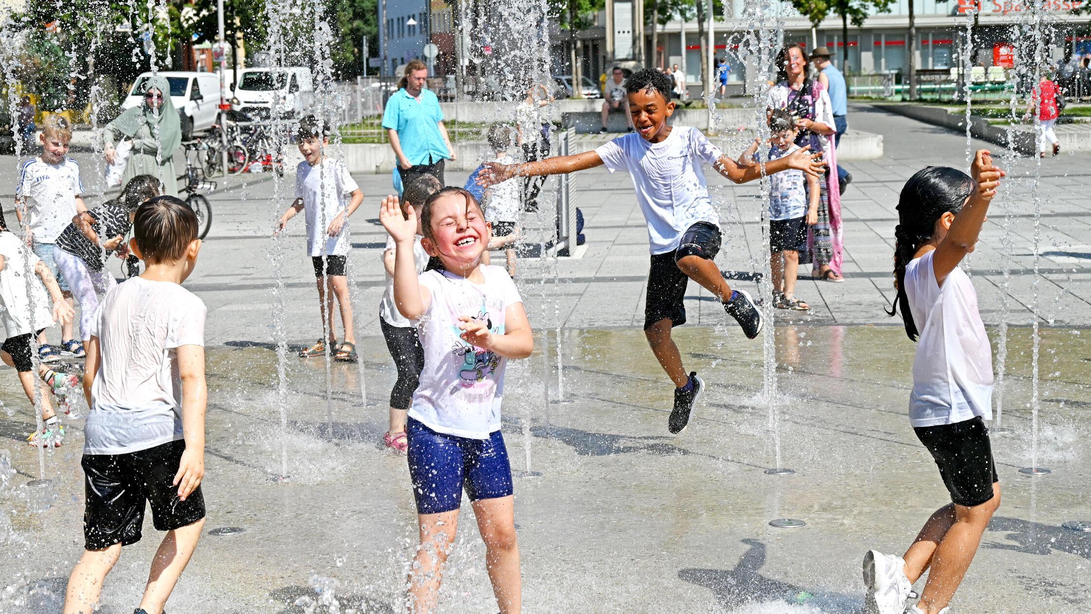 Fontänenbrunnens am Aufseßplatz