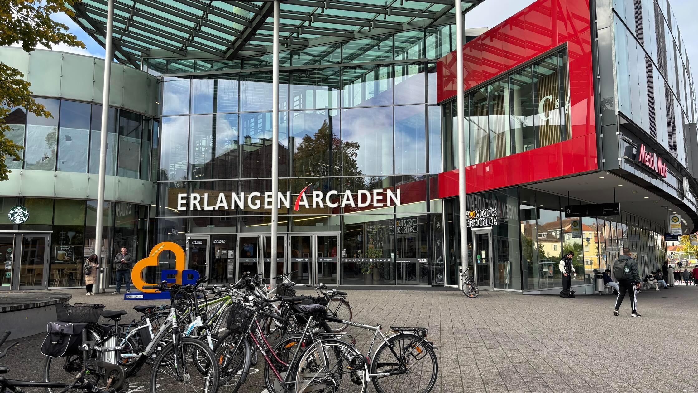 Erlangen Geschäfte Innenstadt
