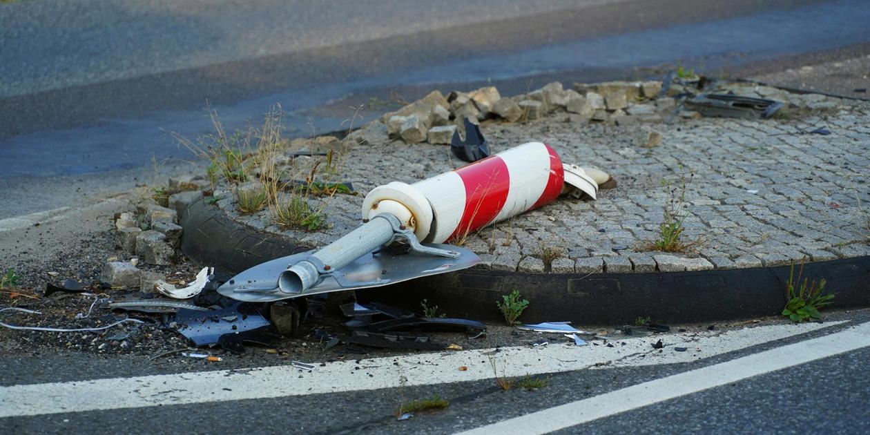High damage, swift manhunt: Drunk driver leaves clear trail in Schwabach