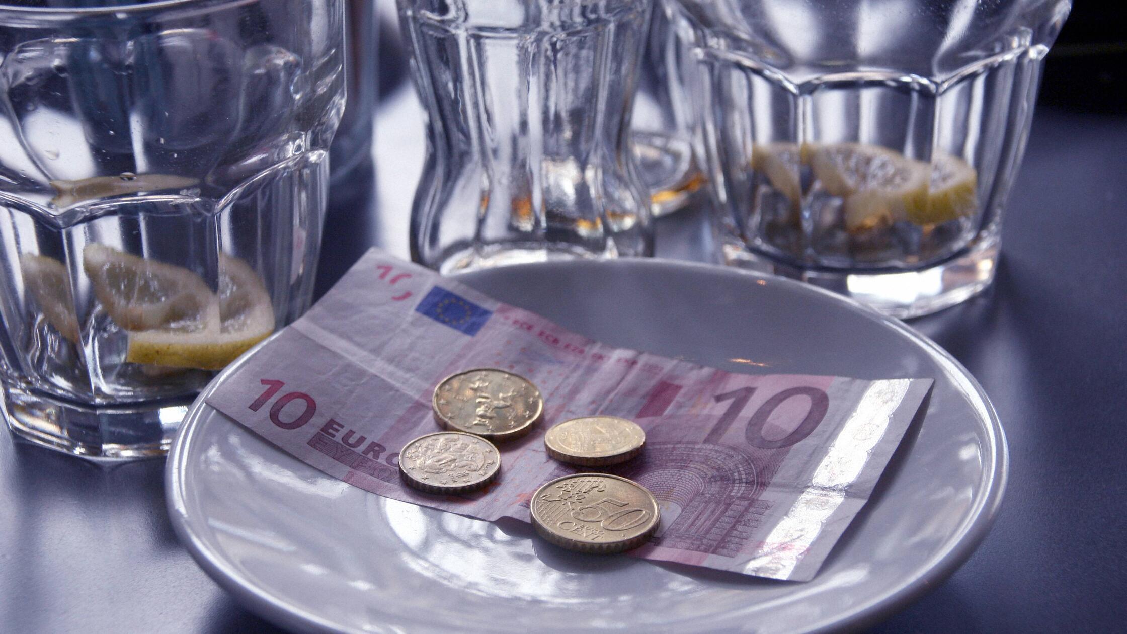 Trinkgeld Restaurant