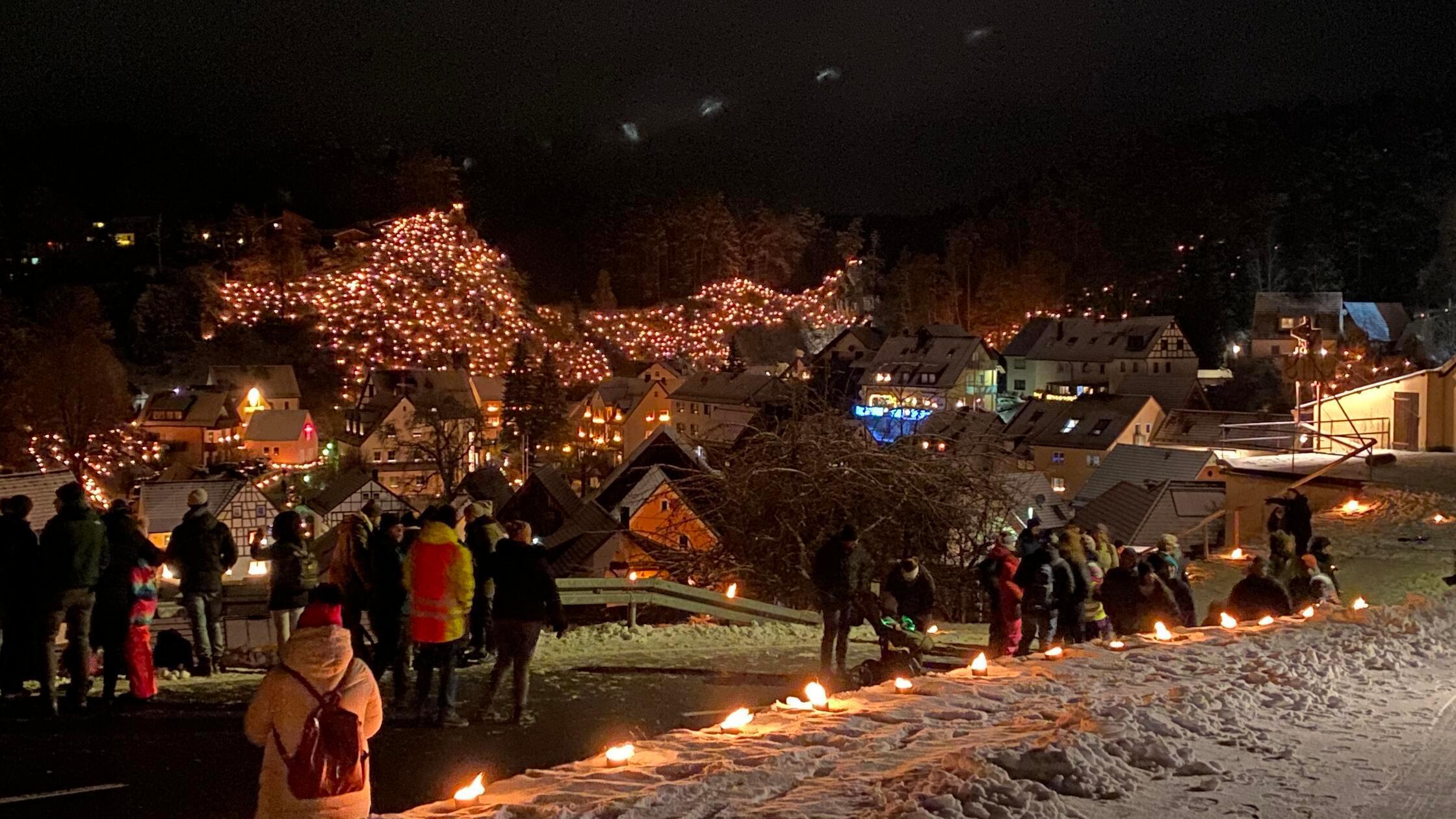 In Obertrubach wurde am Freitag (03.01.2024) die S