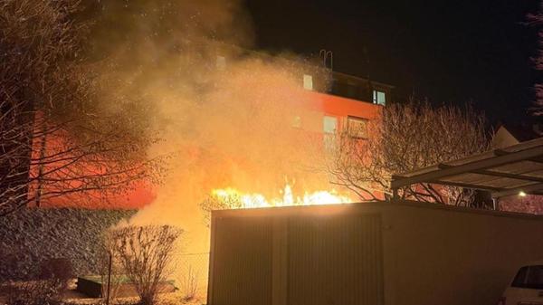 Garagenbrand Silvester 2026 Nürnberg