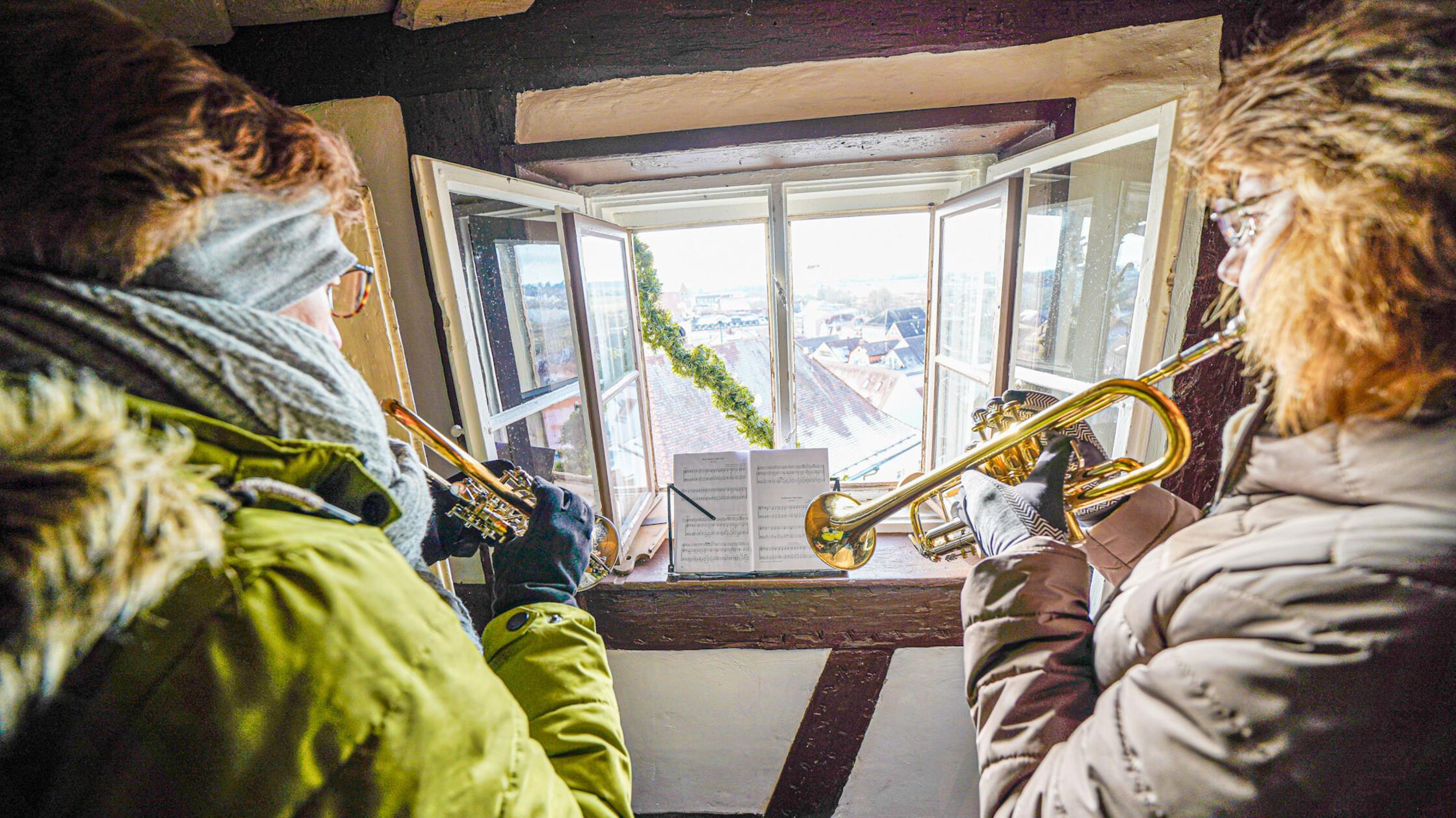 F-r-den-Gunzenh-user-Posaunenchor-ging-es-am-Neujahrsmorgen-hoch-hinauf