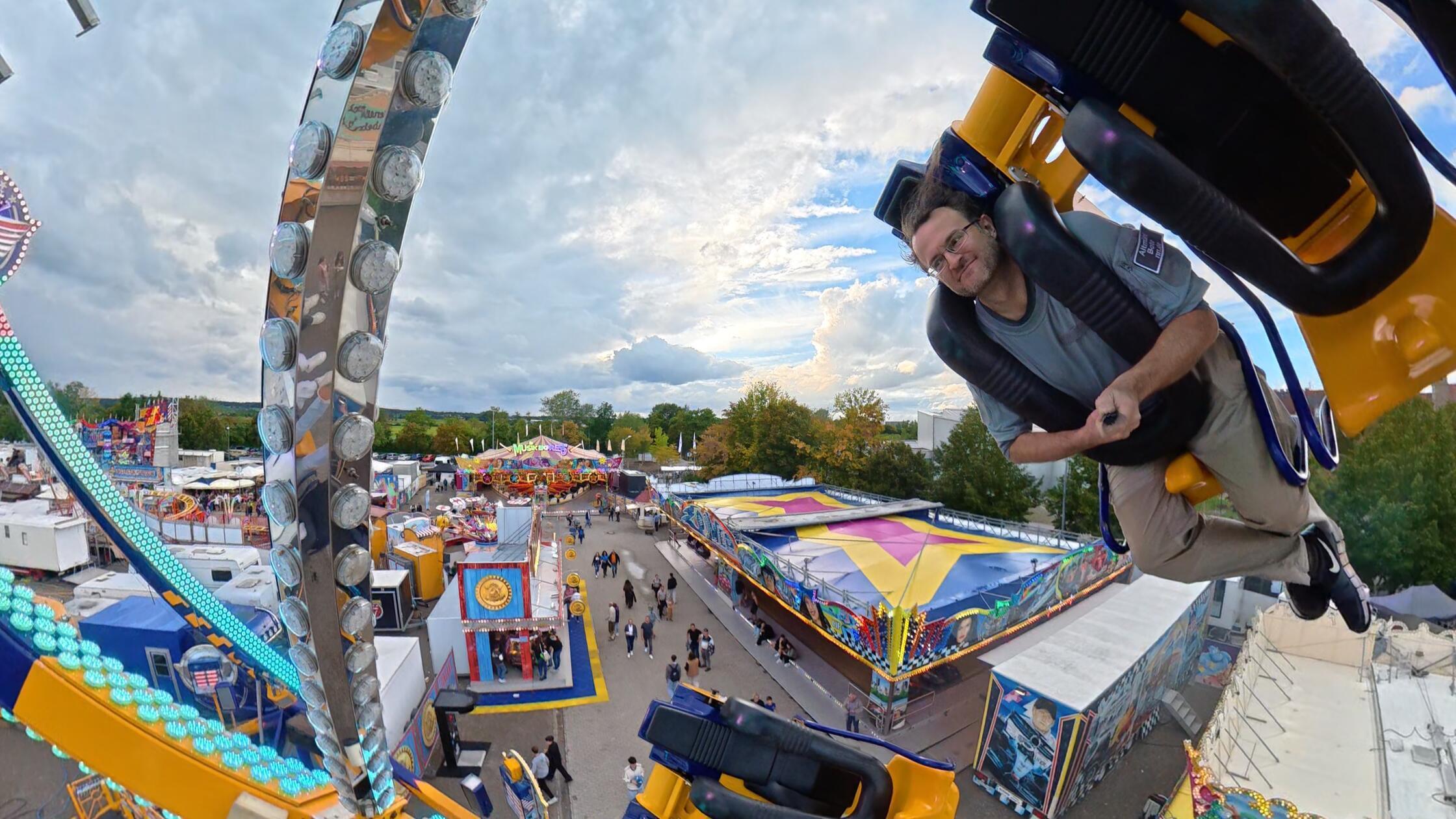 Gunzenhausen Kirchweih Fahrgeschäfte Airforce The 