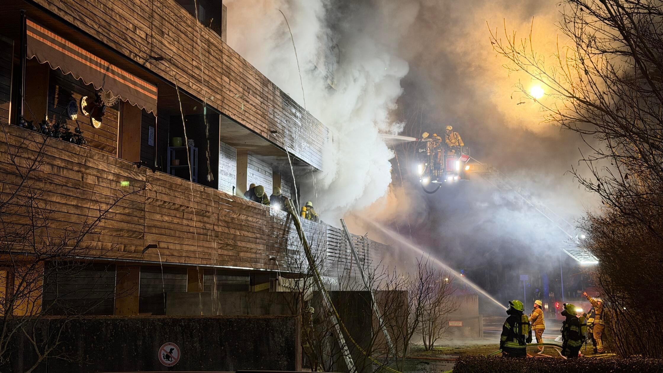Die Feuerwehr wurde nach dem Jahreswechsel (01.01.