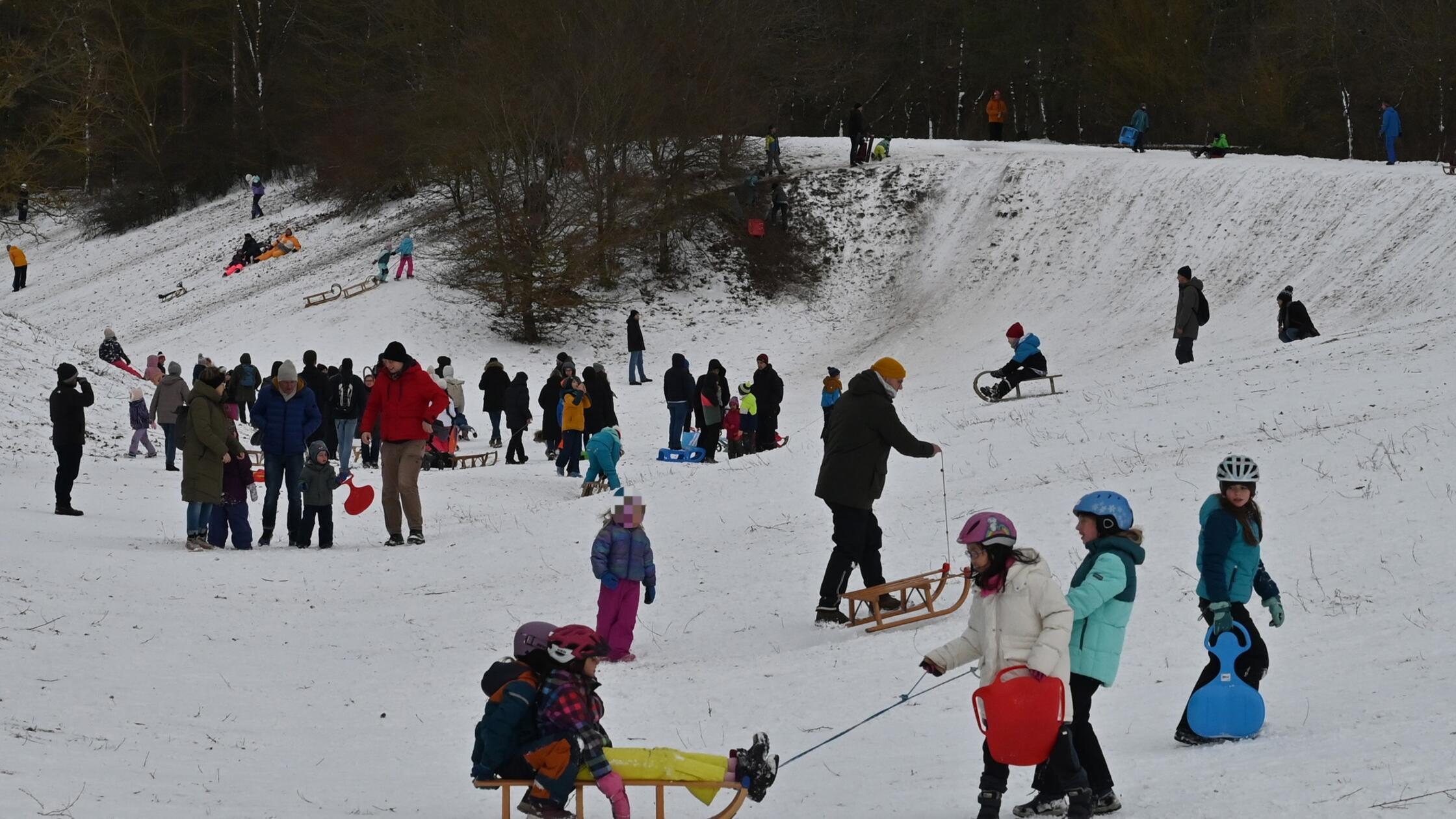 Endlich mal wieder "richtig" Schnee auch in Erlang