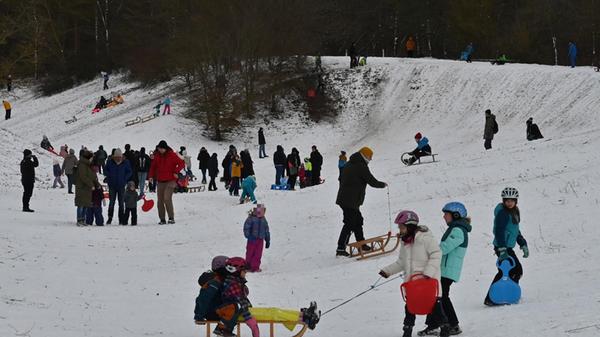 Endlich mal wieder "richtig" Schnee auch in Erlang
