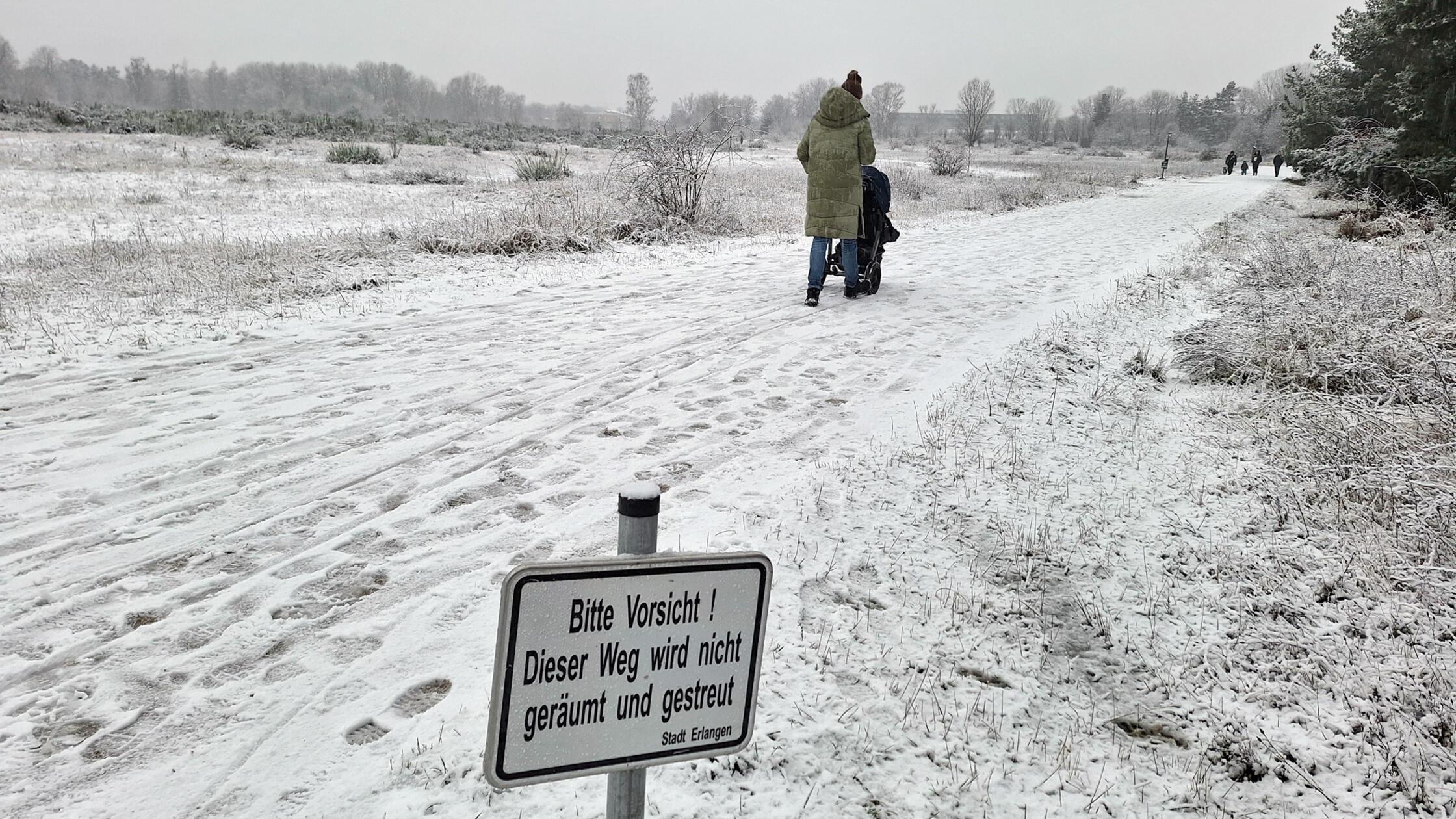Am Naturschutzgebiet Exerzierplatz bot sich den Me