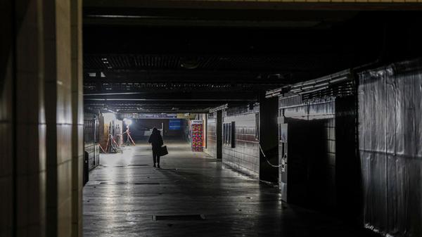 Stromausfall Bahnhof Wannsee, Berlin Zehlendorf. Z