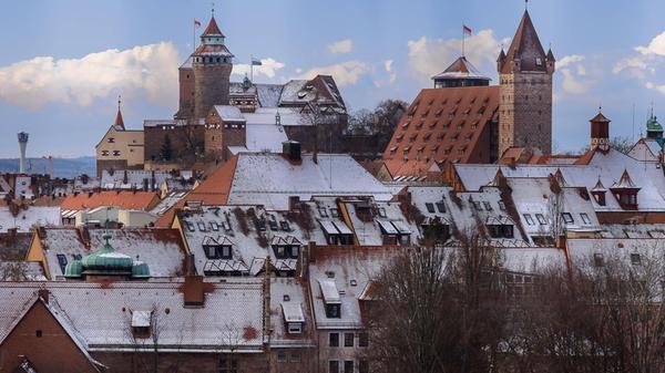 Kältewelle in Bayern, Nürnberg, 04.01.2026 digital