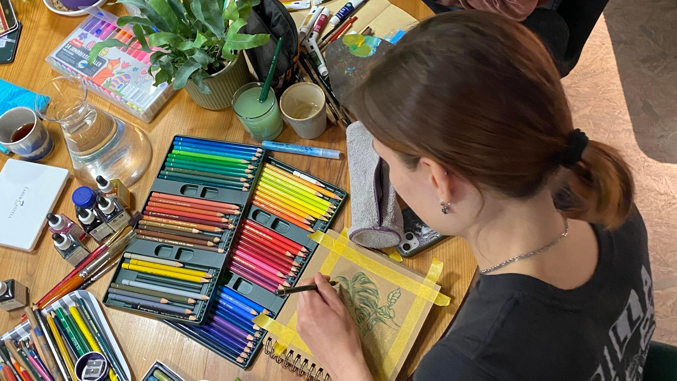 Keine-Angst-vorm-wei-en-Blatt-N-rnberger-K-nstlerin-zeigt-Laien-wie-man-kreativ-wird