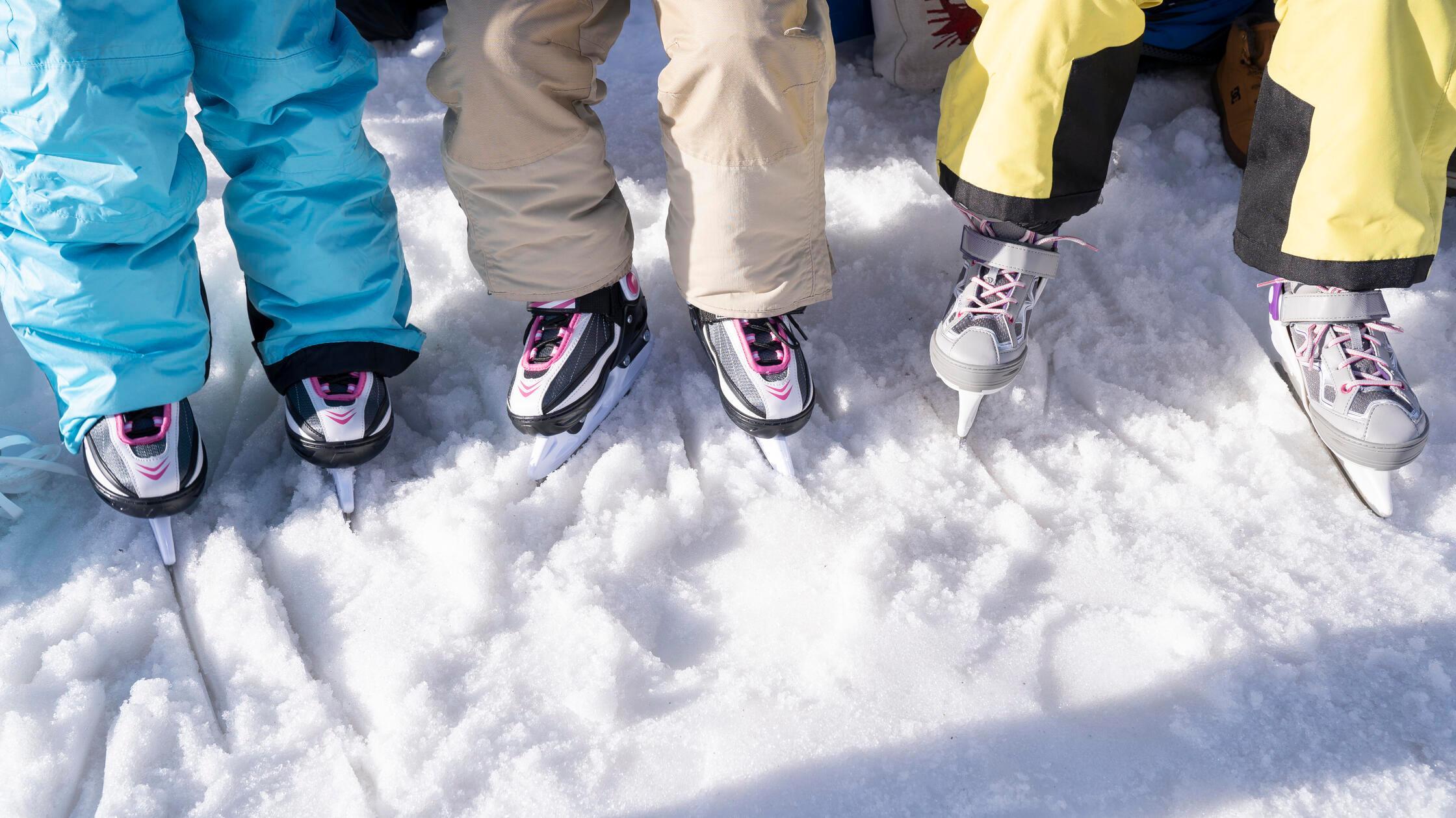 Winter - Schlittschuhfahren