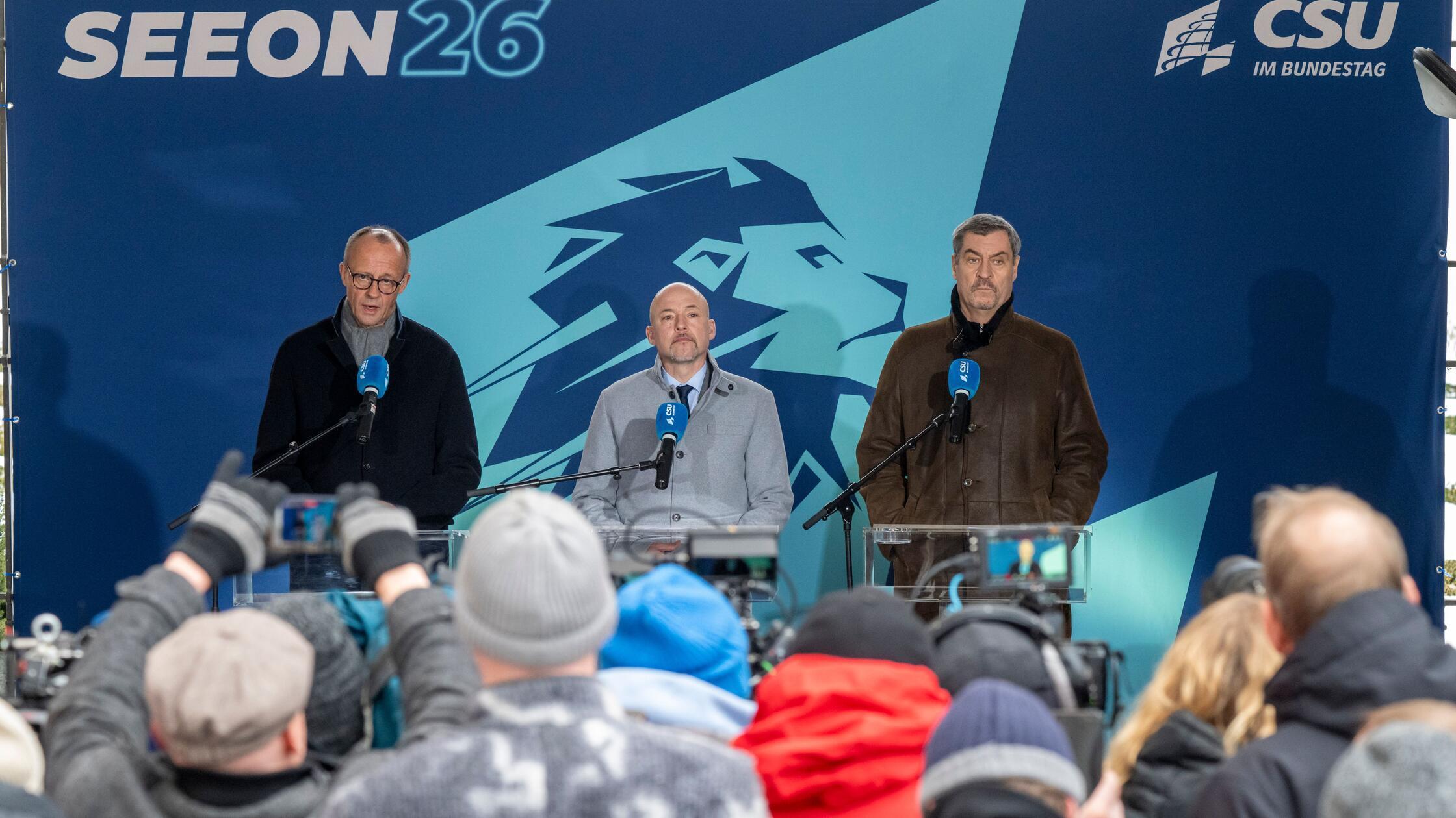 08.01.2026, Bayern, Seeon: Bundeskanzler Friedrich