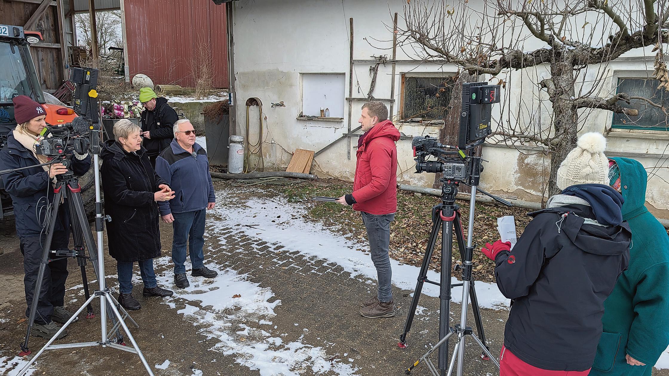 BR-Sendung &bdquo;Unser Land&ldquo; zu Besuch im Hofladen Na&szlig; in ...