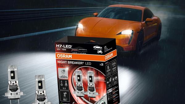 Unfall vermeiden LED Scheinwerfer Osram Philips