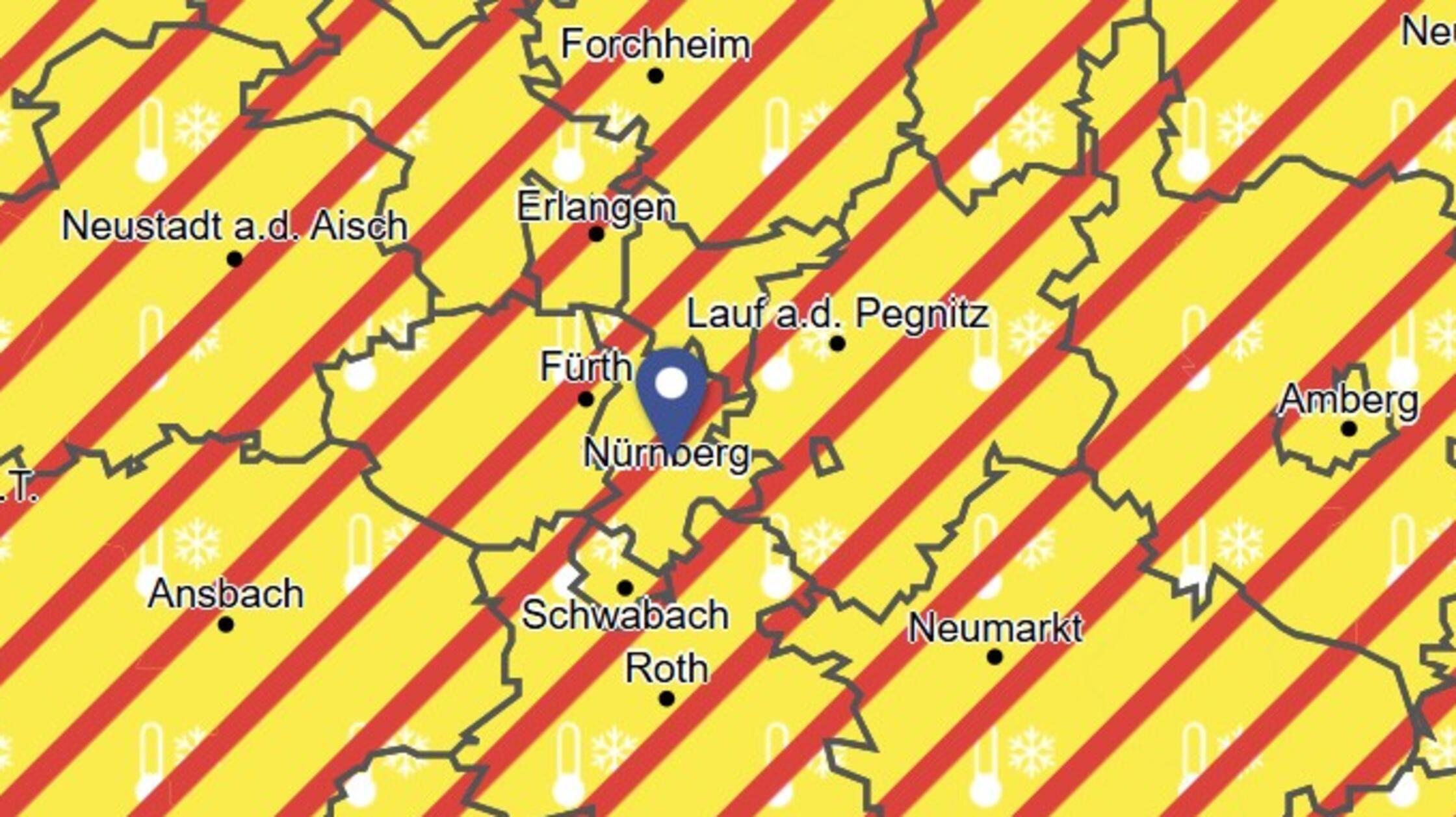 Glatteis-Warnung-DWD-f-rchtet-erhebliche-Beeintr-chtigungen-in-N-rnberg-und-der-Region