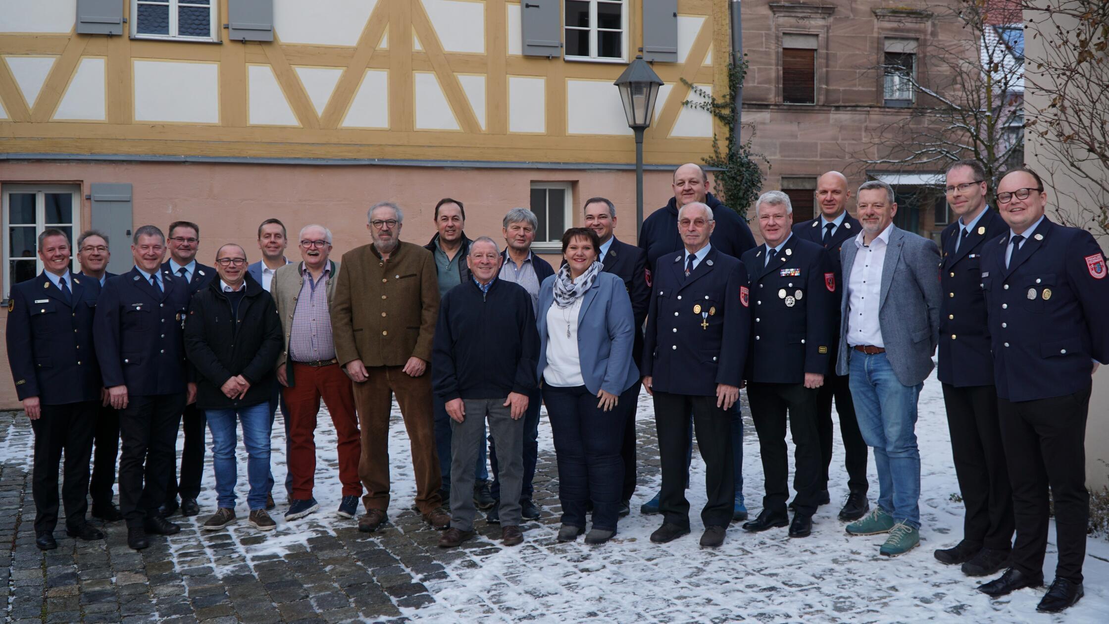 Bürgermeister Friedrich Koch und Landrat Ben Schwa