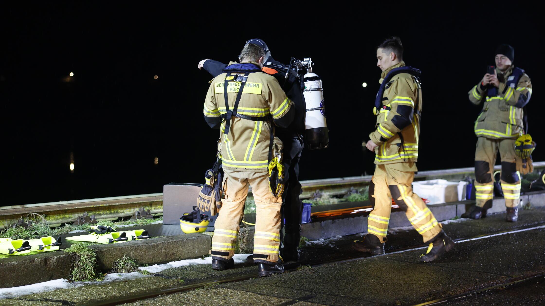 Im Fürther Hafen kam es am Mittwochabend (14.01.20