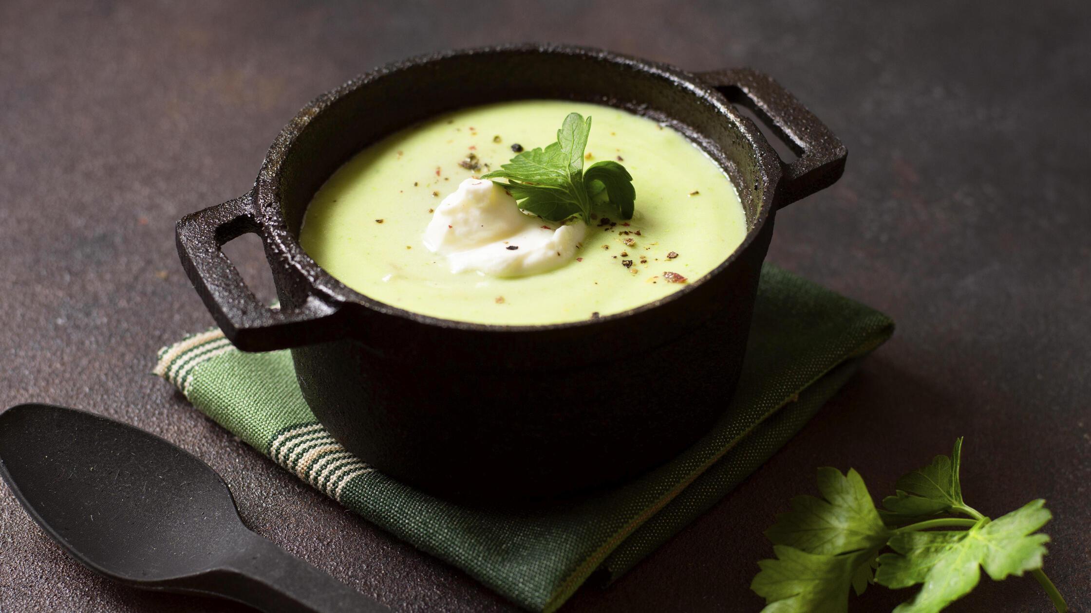 Brokkolicremesuppe Winteressen