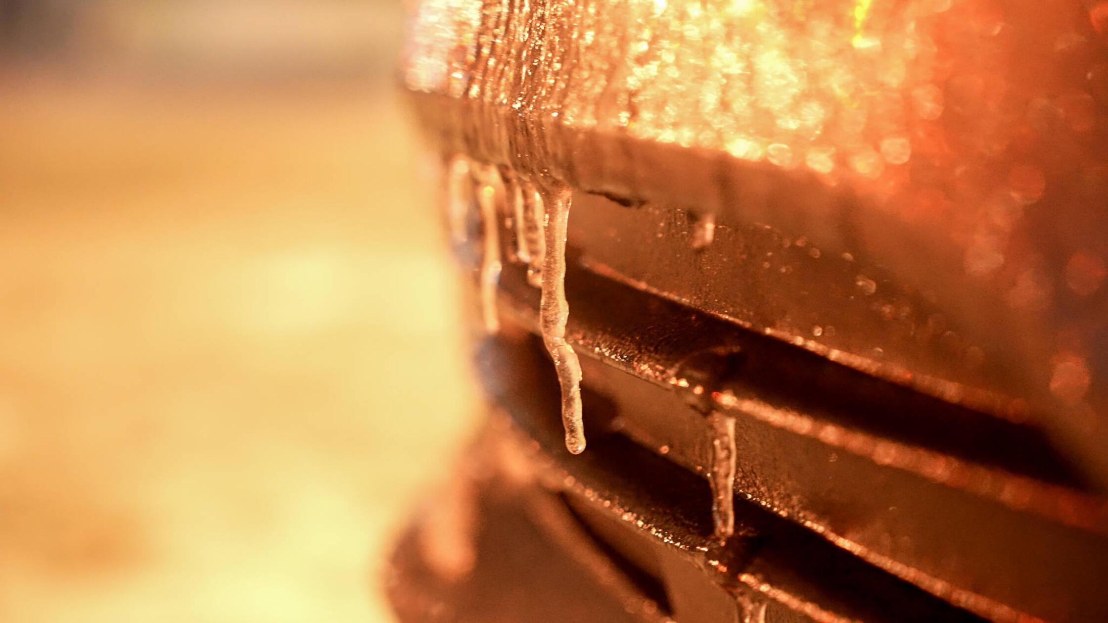 Massiver Eisregen hat in Bayern und hier vor allem