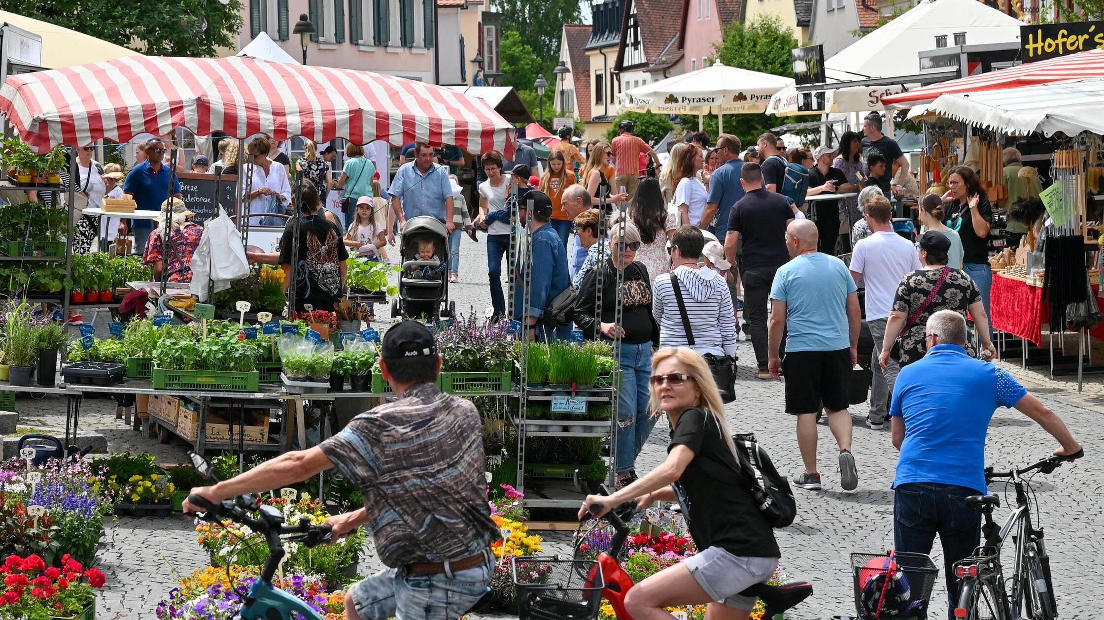 Vor allem am Nachmittag war der Pfingstmarkt Hilpo