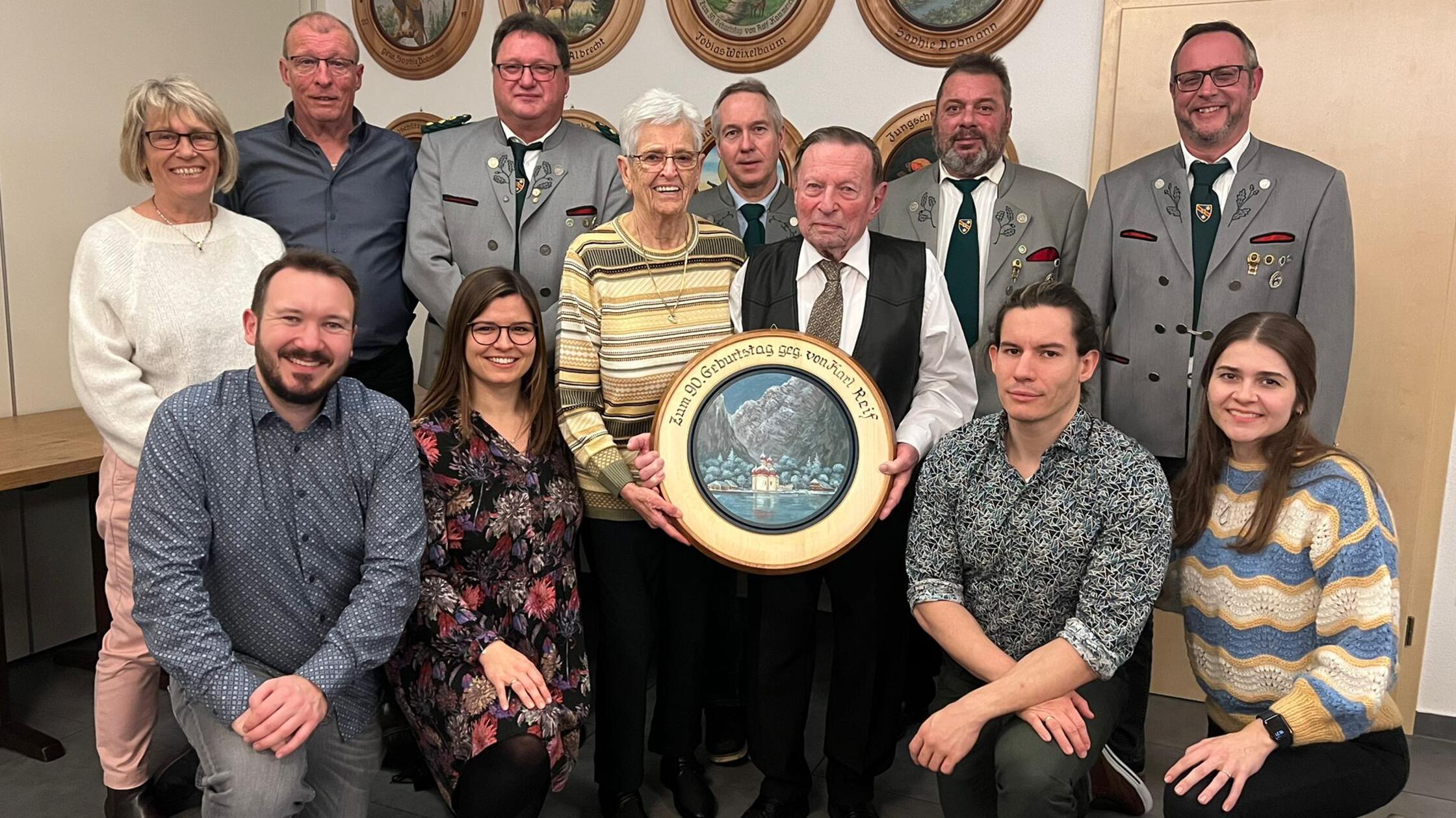 Sattler, Schütze, Skifahrer: Karl Reif feierte in Holzheim 90. Geburtstag