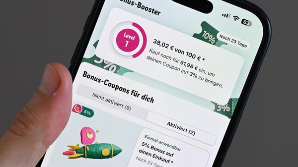 Rewe-App mit Rabatten