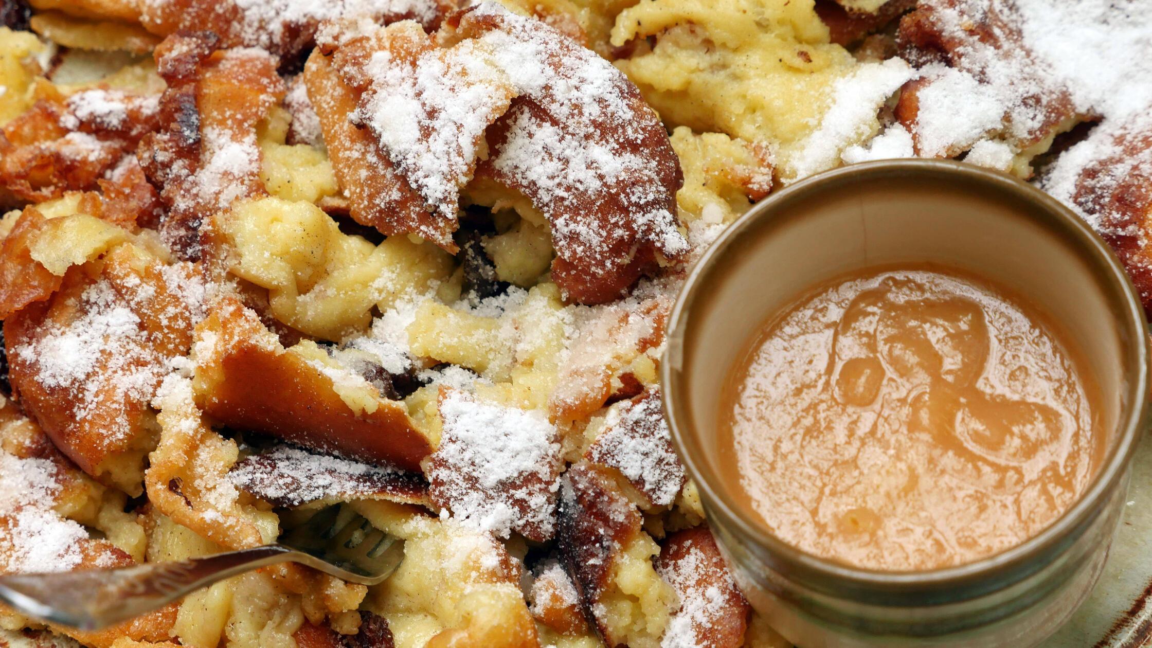 30.08.2025, Kaiserschmarrn mit Apfelmus. *** 30 08