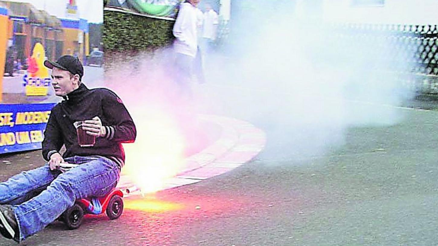 Idee gut, Effekt eher bescheiden: Dieser Raketenantrieb brachte nicht die entscheidenden Millisekunden. Idee gut, Effekt eher bescheiden: Dieser Raketenantrieb brachte nicht die entscheidenden Millisekunden.