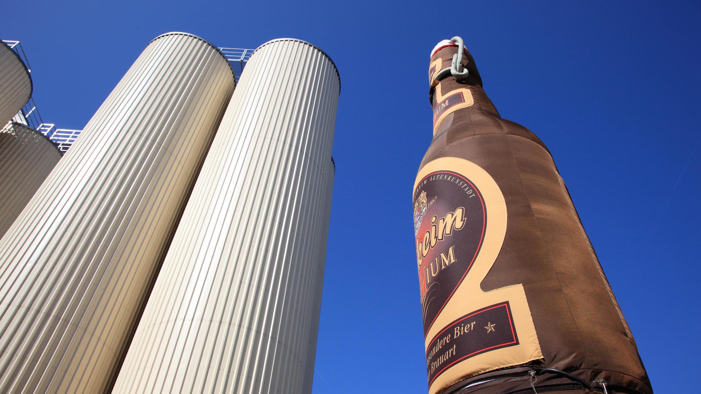 Bierlagertanks der Brauerei Leikeim in Altenkunsta