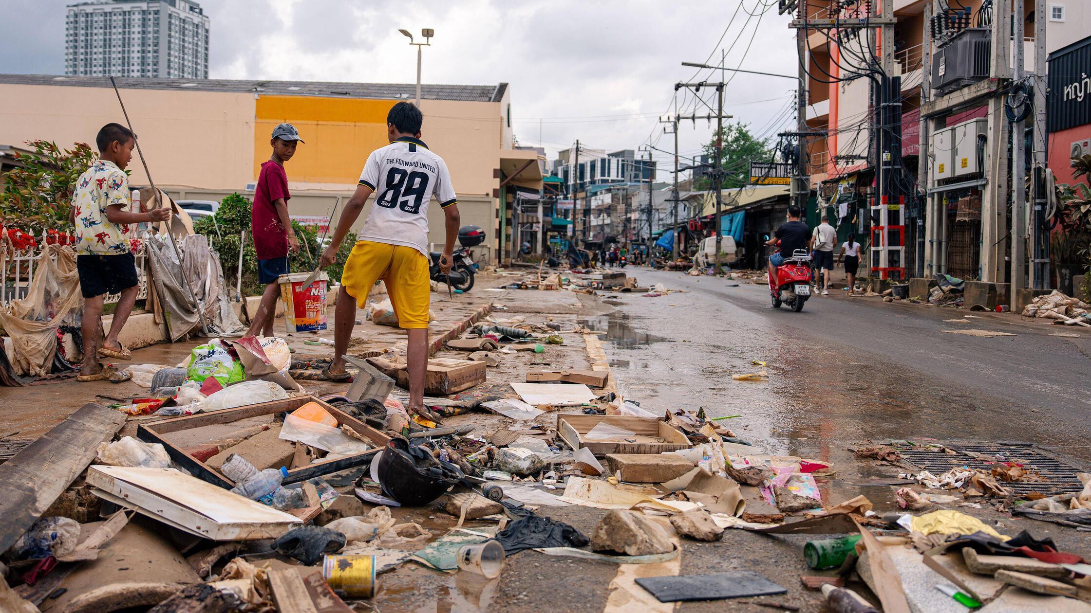 (SpotNews)THAILAND-SONGKHLA-FLOOD-CASUALTIES