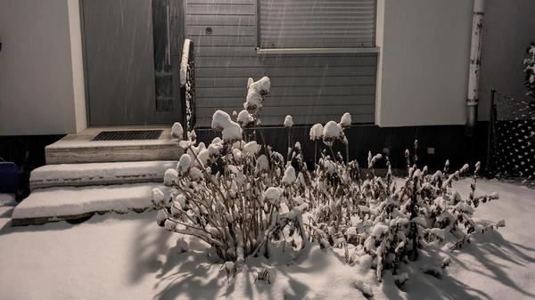 Schöne Motive und reichlich Arbeit auf den Straßen: Viel Neuschnee ist in den Abendstunden in Fürth gefallen.