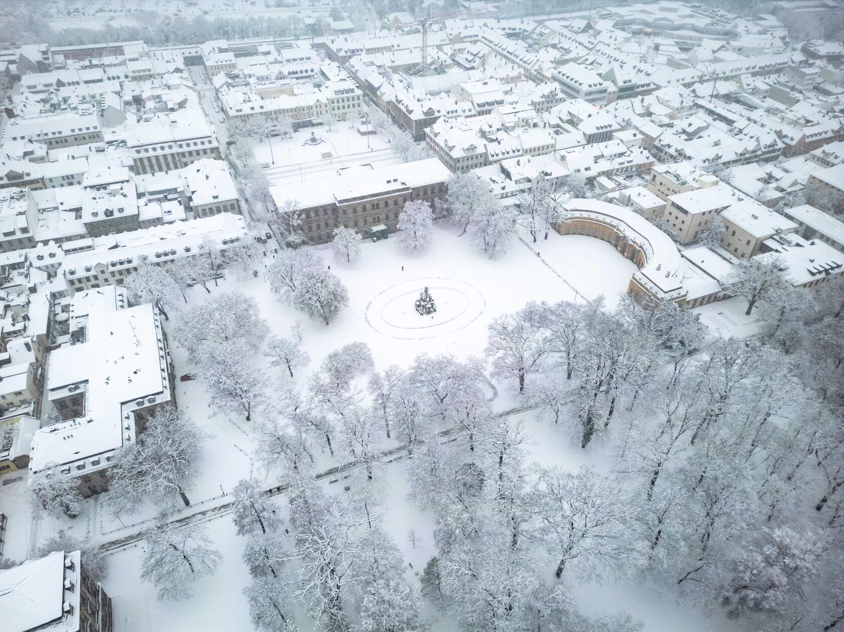 Noch ein Drohnen-Foto aus Erlangen.