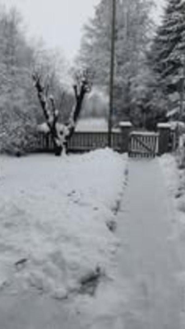 In Neumarkt und Umgebung liegt Schnee so weit das Auge reicht.
