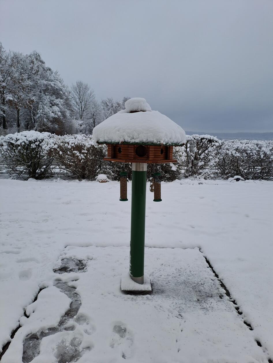 In Neumarkt und Umgebung liegt Schnee so weit das Auge reicht.