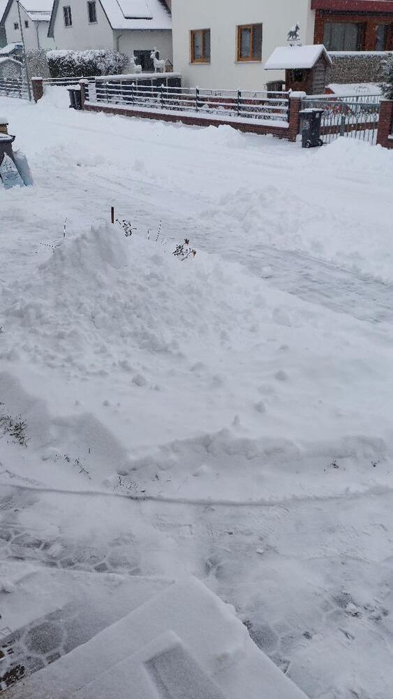 In Neumarkt und Umgebung liegt Schnee so weit das Auge reicht.