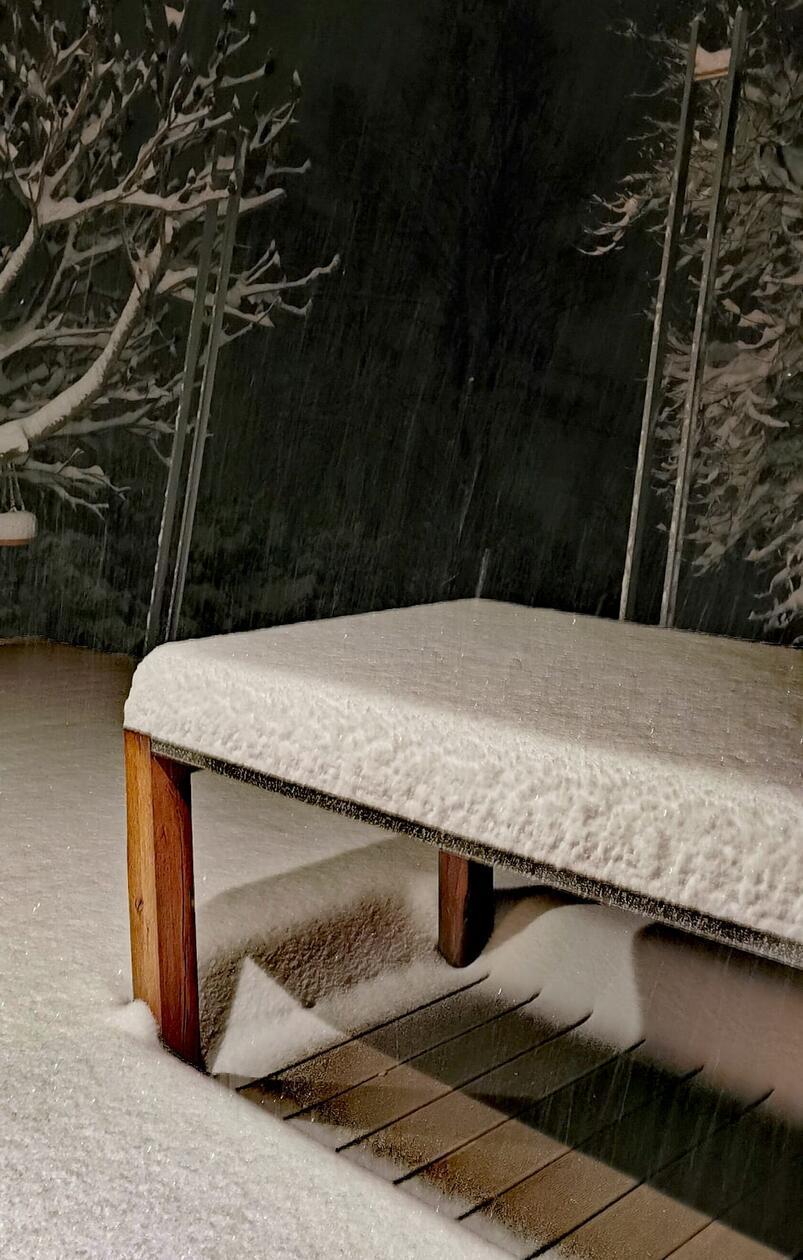 An diesem Tisch sitzt es sich etwas kälter als sonst...