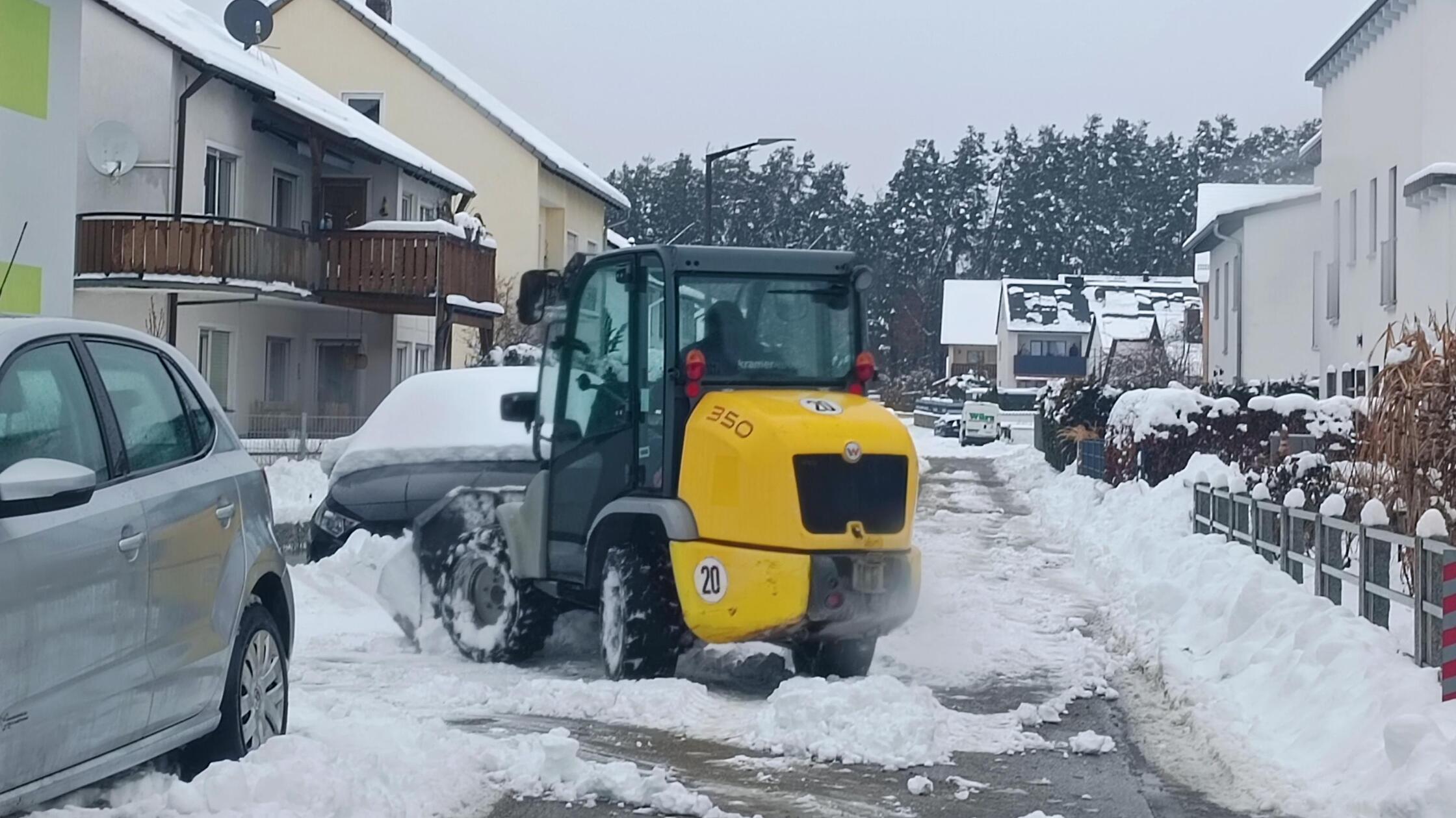 Räumung Straßen Roth