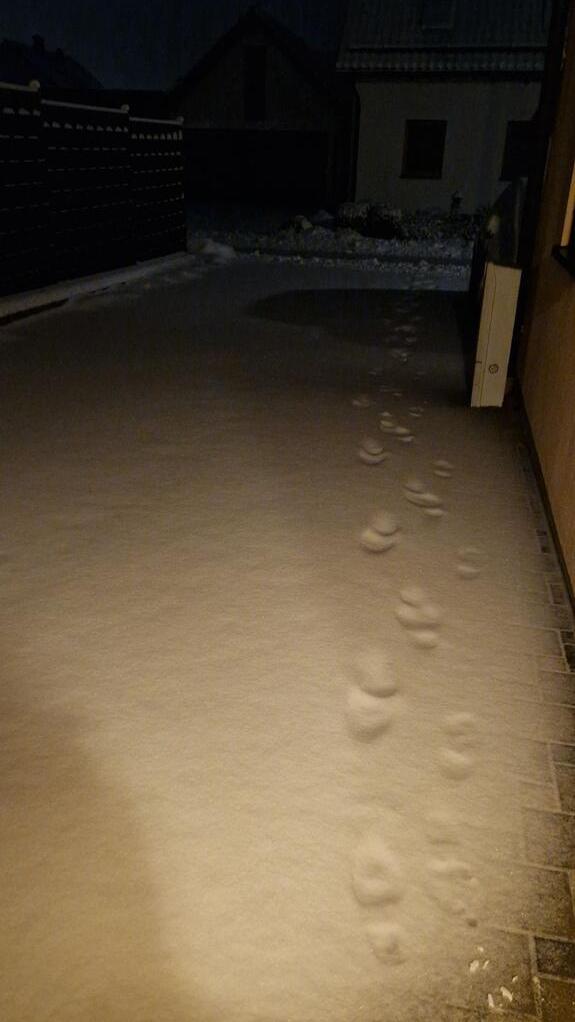 In Neumarkt und Umgebung liegt Schnee so weit das Auge reicht.