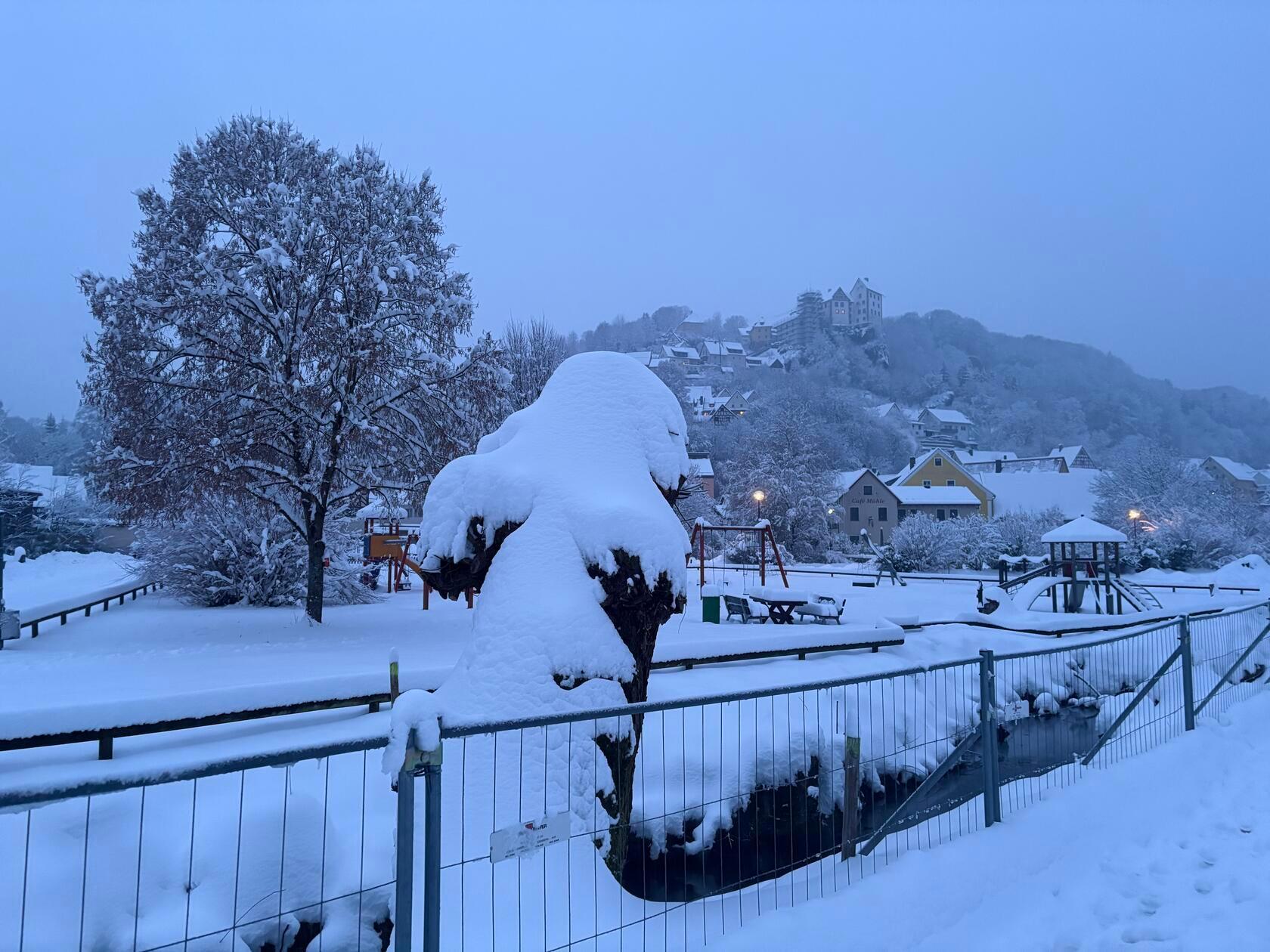 Winter-Impressionen aus der Nähe von Egloffstein.