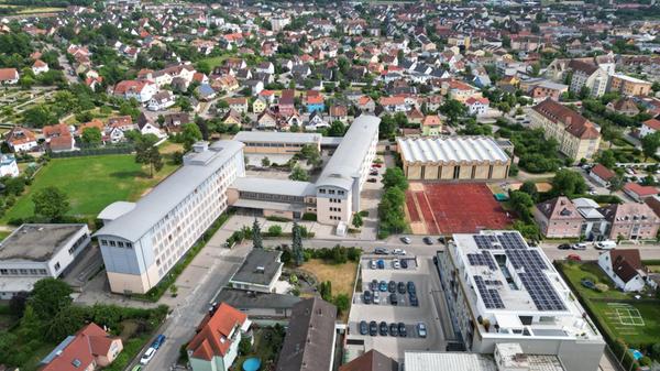 Gunzenhausen Drohne Simon-Marius-Gymnasium